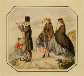 On the Hills, Malvern (akvarell)