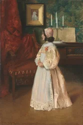 Portrett av min datter Alice, ca. 1895.