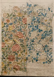 Rose, design for chintz