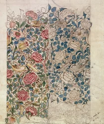 Tapetdesign «Rose»