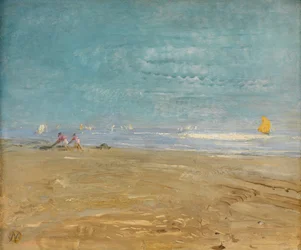 End of the Season, Sirocco: The Lido (olje på panel)