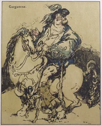 Gargantua, illustrasjon fra 