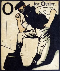 O for Ostler, illustrasjon fra 