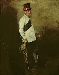 The Morris Dancer (olje på lerret)
