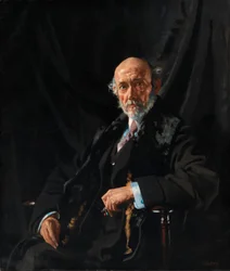 Portrett av dr. E. J. Dillon, krigskorrespondent og publisist