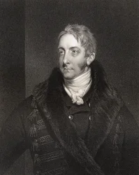 Cropley Ashley Cooper, 6. jarl av Shaftesbury, gravert av W. Holl (1807-71), fra 