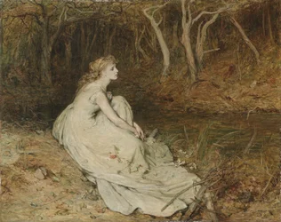 Ophelia, ca. 1874 (olje på lerret)