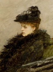 The Feather Boa, ca. 1892 (olje på lerret)