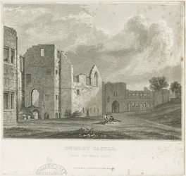 Dudley Castle - The Keep: stålgravering, nd [c1831]