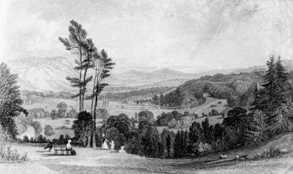 Utsikt fra Norbury, Surrey, 1800-tallet.