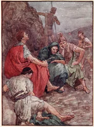 Brutus og hans følgesvenner etter slaget ved Philippi, illustrasjon fra 