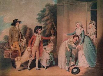 Dulce Domum eller returen fra skolen, 1790, 1919