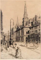 Old Town House, Dundee, ca. 1930 (radering)