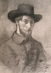 Portrett av Augustus John (1879-1961) (litho)