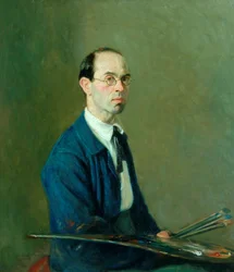 Selvportrett, ca. 1906 (olje på lerret)