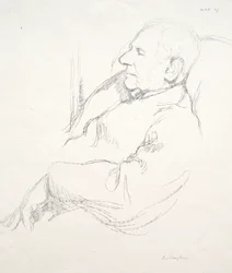 Sir Francis Seymour Haden sover, 1897.