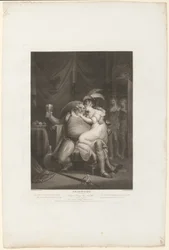 Prins Hal og Poins overrasker Falstaff med Doll Tearsheet