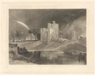 Brougham Castle, nær krysset mellom elvene Eamont og Lowther