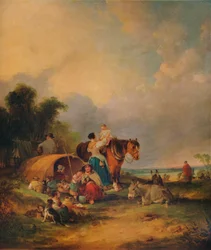 Et sigøynerleir, c1788