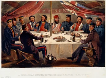 En julemiddag på høyden før Sevastopol, 1855