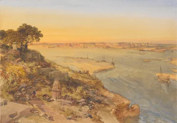 Allahabad, fra Jumnas høyre bredd