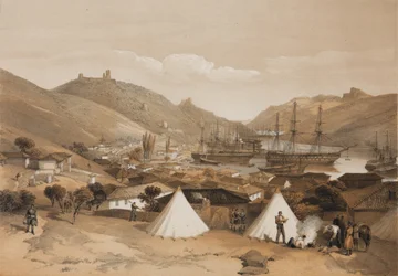 Balaclava. Utsikt over havet, 1855