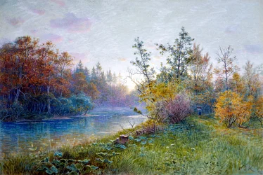 Mill Dam i Traunstein, 1894.