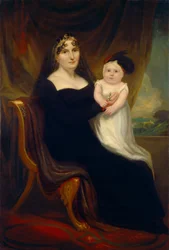 Mor og barn, ca. 1810 (olje på lerret)