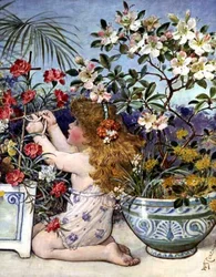 Blomsterjenta