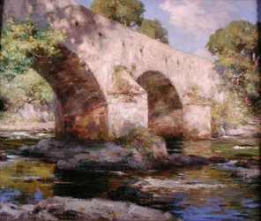 Bridge of Dee, Galloway, Summer (olje på lerret)