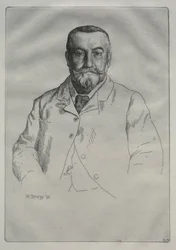 Portrett av H. Cock, 1895.