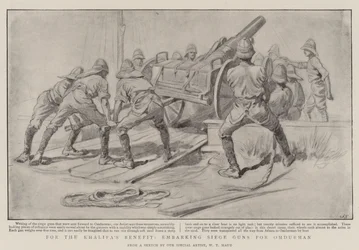 For Khalifas fordel, tar du fatt på Siege Guns for Omdurman