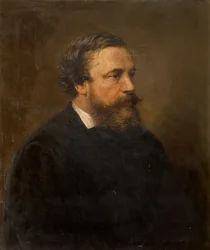 Portrett av John Thackray Bunce 1828-1899, 1879.