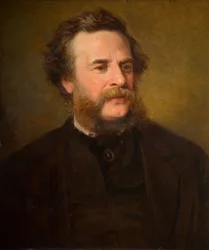Portrett av Joseph Moore 1817-1892, 1870.