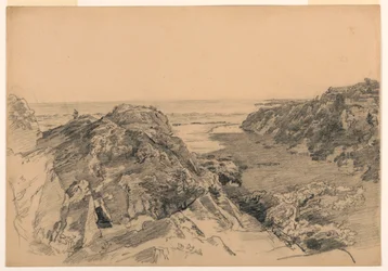 Tegning, Paradis og skjærsilden, Middletown, Rhode Island, ca. 1875–80
