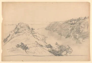 Studie for "Fra paradis til skjærsilden, Newport"
