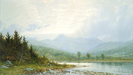 Solnedgang på Mount Chocorua, New Hampshire, 1872.