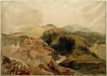 Aran og Snowdon fra bakkene til Moel Hebog