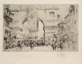 Keiser Hadrian entrer Saloniki
