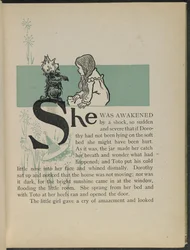 Illustrasjon fra «Den fantastiske trollmannen fra Oz» av Lyman Frank Baum