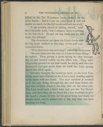 Illustrasjon fra «Den fantastiske trollmannen fra Oz» av Lyman Frank Baum