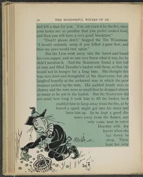 Illustrasjon fra «Den fantastiske trollmannen fra Oz» av Lyman Frank Baum