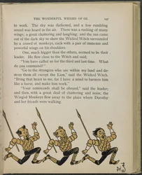Illustrasjon fra «Den fantastiske trollmannen fra Oz» av Lyman Frank Baum