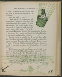 Illustrasjon fra «Den fantastiske trollmannen fra Oz» av Lyman Frank Baum