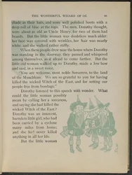 Illustrasjon fra «Den fantastiske trollmannen fra Oz» av Lyman Frank Baum