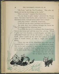 Illustrasjon fra «Den fantastiske trollmannen fra Oz» av Lyman Frank Baum