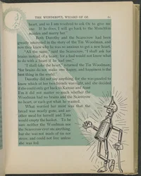 Illustrasjon fra «Den fantastiske trollmannen fra Oz» av Lyman Frank Baum