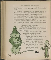 Illustrasjon fra «Den fantastiske trollmannen fra Oz» av Lyman Frank Baum