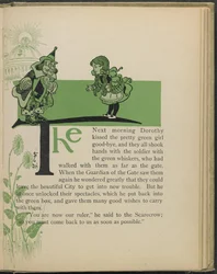 Illustrasjon fra «Den fantastiske trollmannen fra Oz» av Lyman Frank Baum