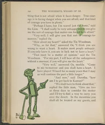 Illustrasjon fra «Den fantastiske trollmannen fra Oz» av Lyman Frank Baum